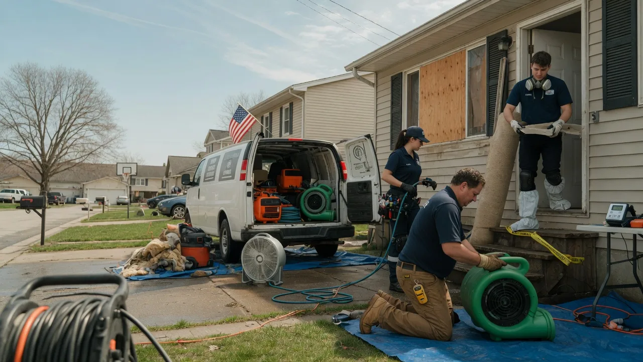 Water Damage Restoration in Battle Ground, IN near me